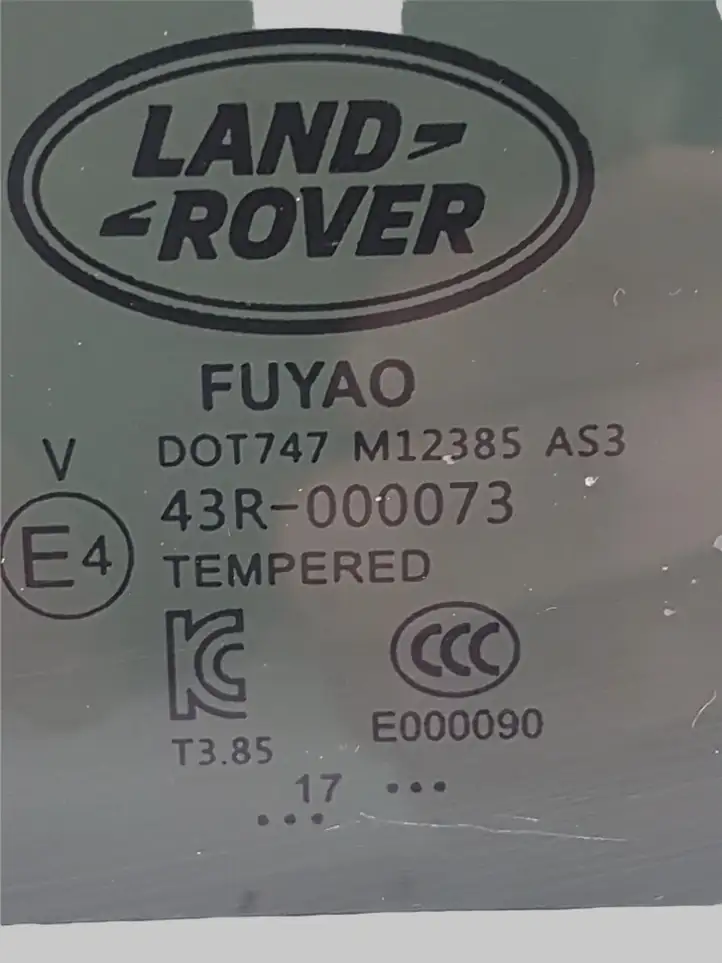 Land Rover Evoque II (2018 - ) DOT747M12385AS3 Заднее боковое стекло — фото 2