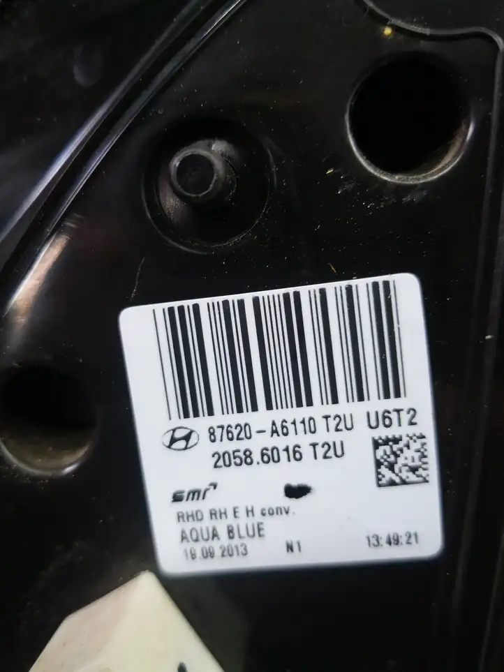 Hyundai i30 (2012 - 2015) 87620A6110 Боковое зеркало с электроприводом — фото 3