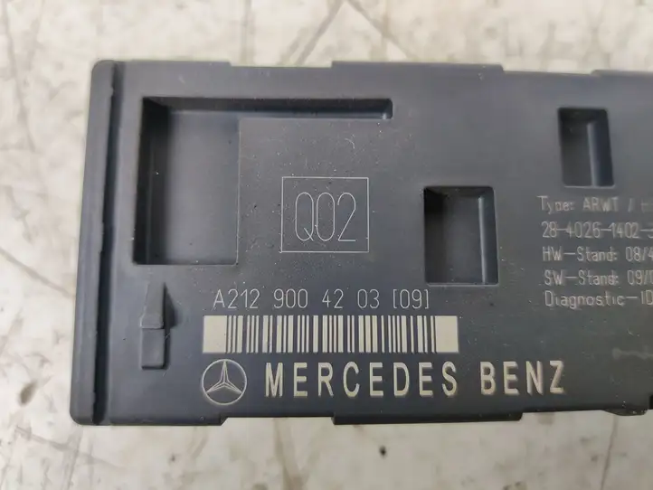 Mercedes-Benz E W212 (2009 - 2016) A2129004203 Блок управления крышкой багажника — фото 4