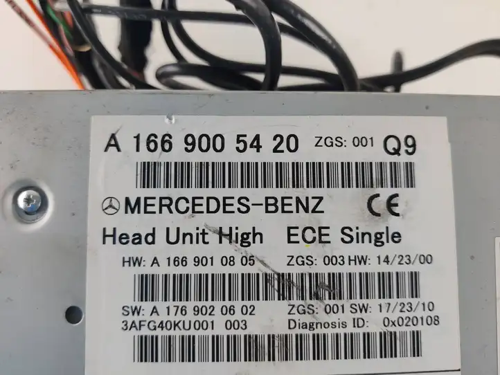 Mercedes-Benz GLE W166/C292 (2015 - 2019) A1669005420 Магнитола / мультимедийная система — фото 3