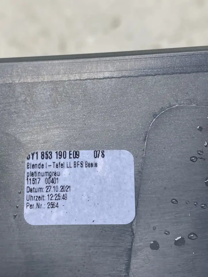 Audi A3/S3 8Y (2020 - ) 8Y1853190 Декоративная отделка — фото 8