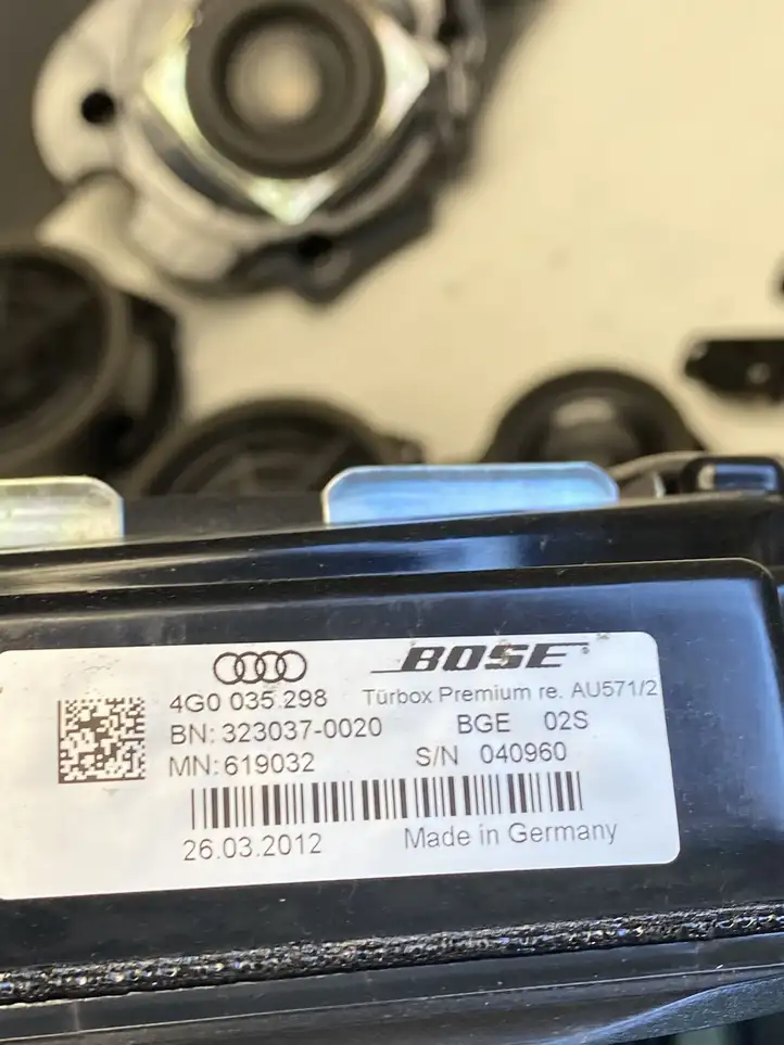 Audi A6 C7 (2011 - 2014) 4G0035223P Комплект аудиосистемы — фото 14