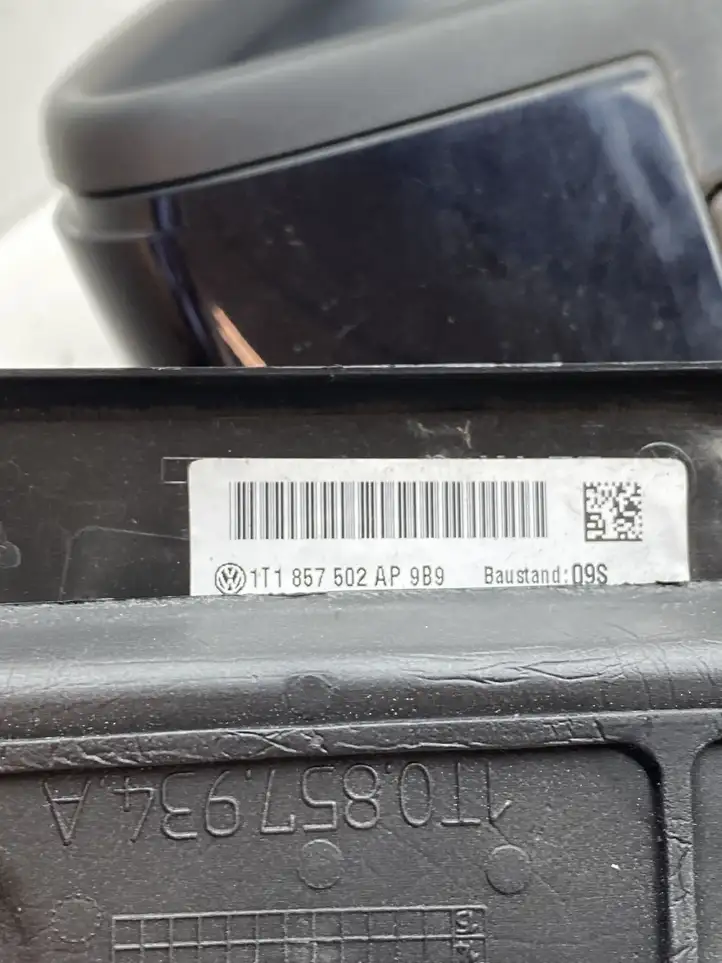 Volkswagen Touran II (2010 - 2016) 1T1857502AP Боковое зеркало с электроприводом — фото 6