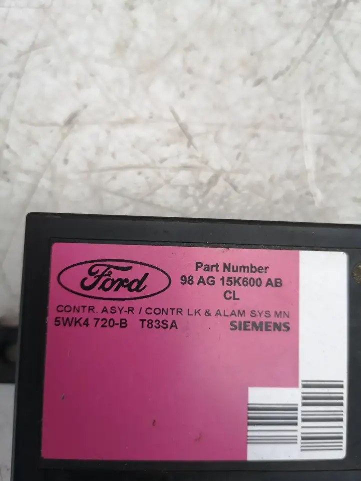 Ford Focus (1998 - 2004) 98AG15K600AB Прочие блоки управления — фото 2