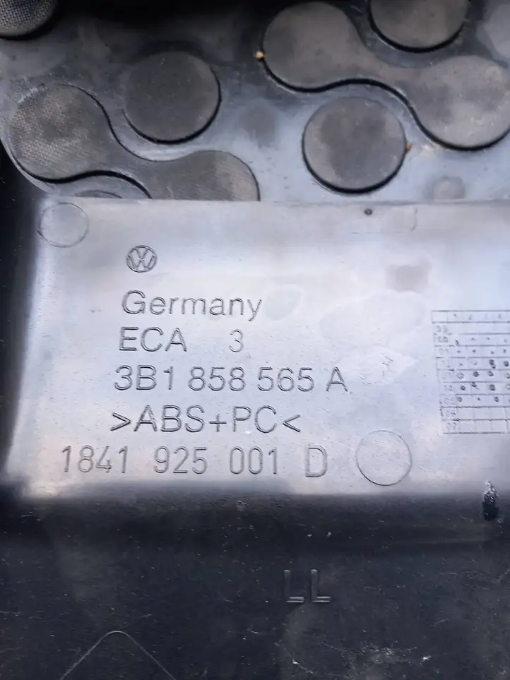 Skoda Superb B5 (3U) (2001 - 2008) 3B1858345C Обшивка рулевой колонки — фото 9