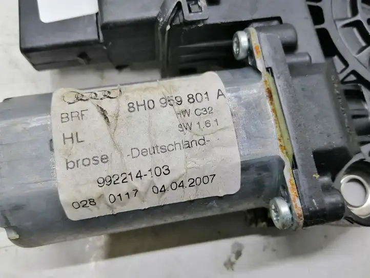 Audi A4 S4 B7 8E 8H (2004 - 2009) 8H0959801A Стеклоподъемник задней двери — фото 2