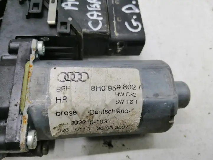 Audi A4 S4 B7 8E 8H (2004 - 2009) 8H0959802A Стеклоподъемник задней двери — фото 3