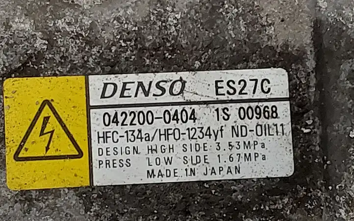 Toyota Prius+ (ZVW40) (2011 - 2018) 0422000404 Компрессор (насос) кондиционера воздуха — фото 4