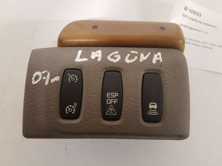 Renault Laguna (2005 - 2007)  8200285179 Включатель системы стабильности (ESP)