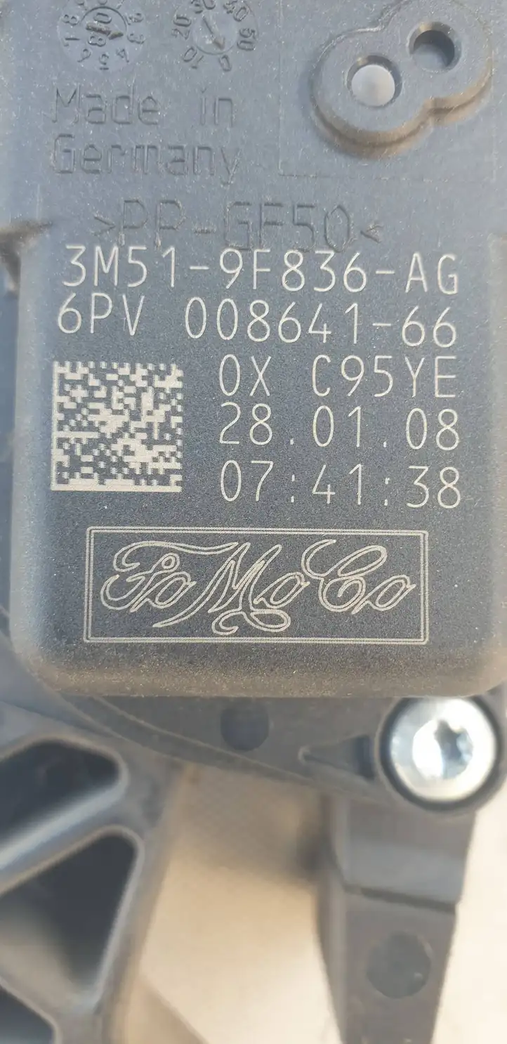 Ford C-MAX I (2007 - 2010) 3M519F836AG Педаль акселератора — фото 3