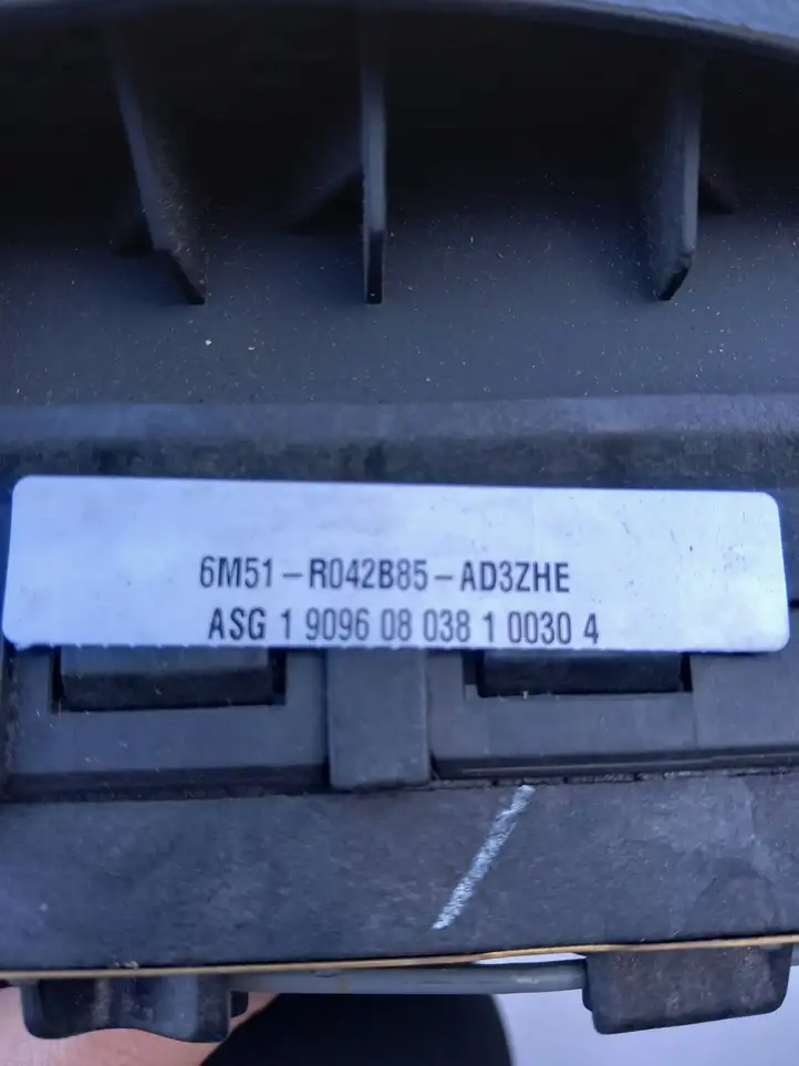 Ford C-MAX I (2007 - 2010) 6M51R042B85AD Подушка безопасности руля — фото 4