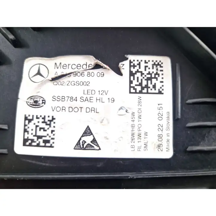 Mercedes-Benz E W213 (2016 - ) A2139068009 Передняя фара — фото 2