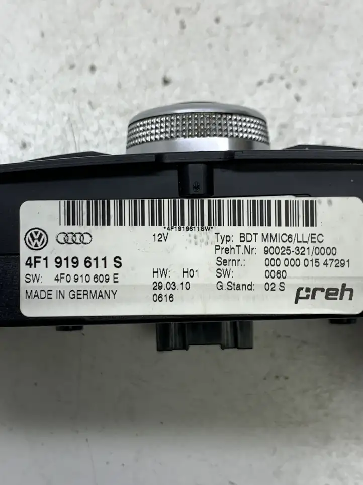 Audi A6 S6 C6 4F (2008 - 2011) 4F1919611S Контроллер мультимедийной системы — фото 2
