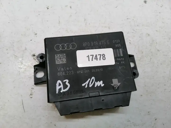 Audi A3/S3 8P (2008 - 2013) 8P0919475G Блок управления парктрониками — фото 1