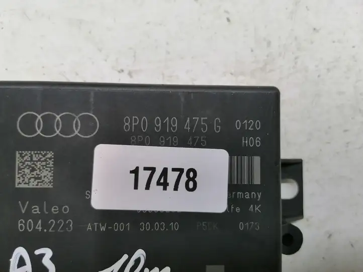 Audi A3/S3 8P (2008 - 2013) 8P0919475G Блок управления парктрониками — фото 4