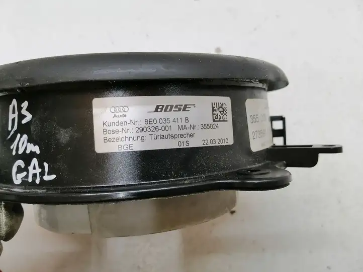 Audi A3/S3 8P (2008 - 2013) 8E0035411B Динамики задних дверей — фото 4