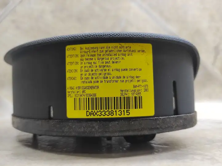 Opel Meriva A (2002 - 2006) 18114955 Подушка безопасности руля — фото 3