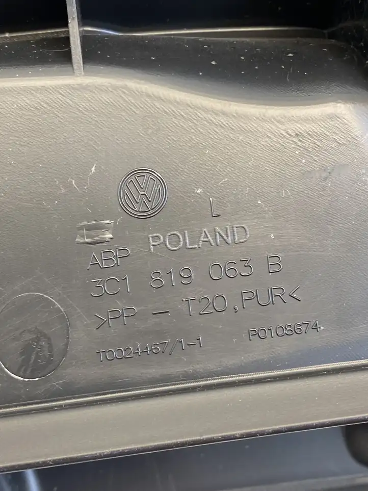 Volkswagen PASSAT CC (2008 - 2012) 3C1819063B Воздуховоды системы отопления/климатики — фото 4