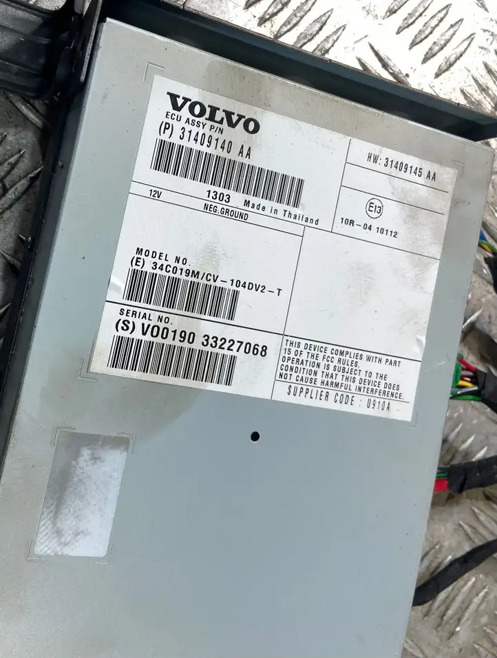 Volvo XC60 (2008 - 2013) 31409140AA Усилитель звука — фото 2