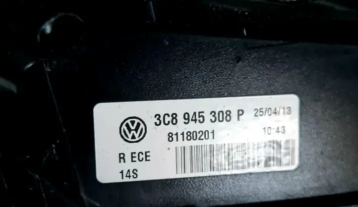 Volkswagen PASSAT CC (2012 - 2017) 3C8945308P Задний фонарь в крышке багажника — фото 2