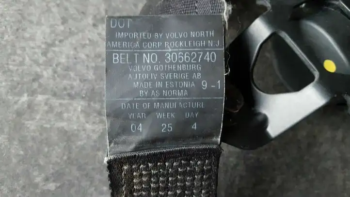 Volvo S60 (2000 - 2004) 30662740 Передний ремень безопасности — фото 3