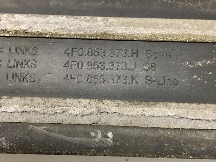Audi A6 S6 C6 4F (2008 - 2011) 4F0853376 Внутренняя отделка переднего порога — фото 6