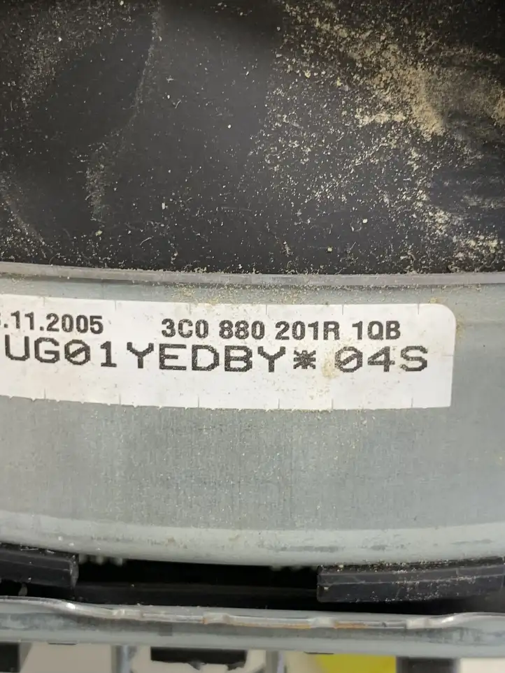 Volkswagen PASSAT B6 (2005 - 2010) 3C0880201R Подушка безопасности руля — фото 3