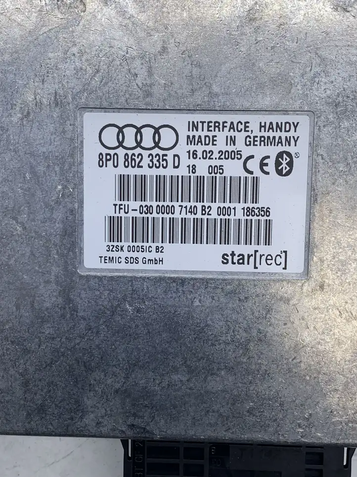 Audi A4 S4 B7 8E 8H (2004 - 2009) 8P0862335D Bluetooth модуль — фото 2