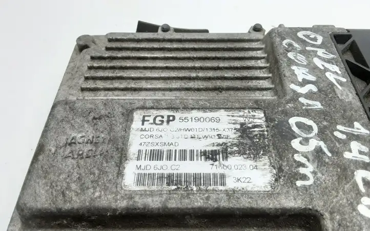 Opel Corsa C (2000 - 2003) 55190069 Блок управления двигателем (ЭБУ) — фото 2