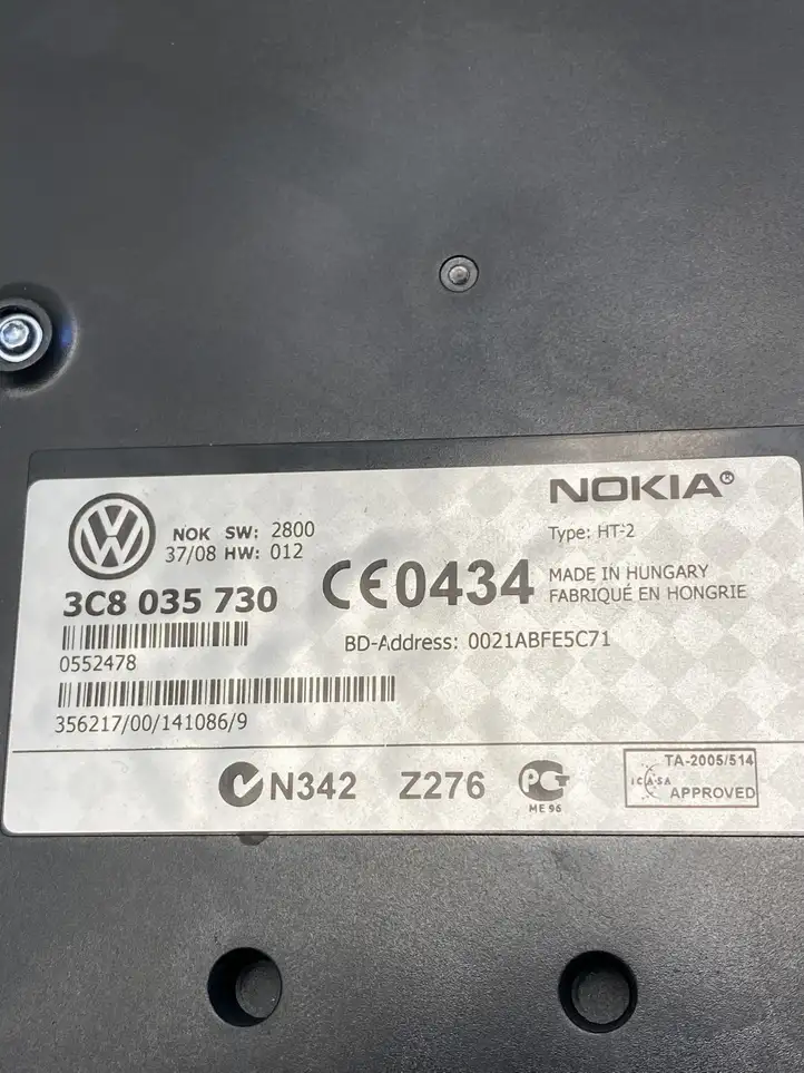 Volkswagen PASSAT CC (2008 - 2012) 3C8035730 Bluetooth модуль — фото 3
