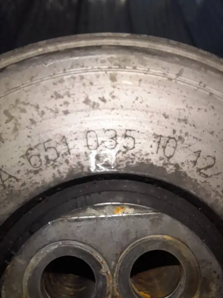 Mercedes-Benz CLA C117,X117,W117 (2013 - 2019) A6510351012 Шкив коленчатого вала — фото 4