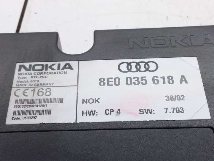 Audi A4 (2000 - 2006)  8E0035618A Блок управление GSM