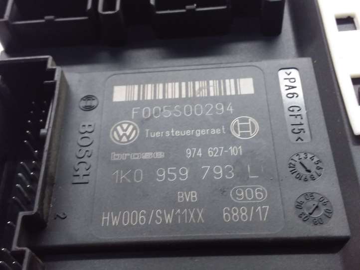 Volkswagen PASSAT B6 (2005 - 2010)  1K0959793L электродвигатель переднего стеклоподъемника