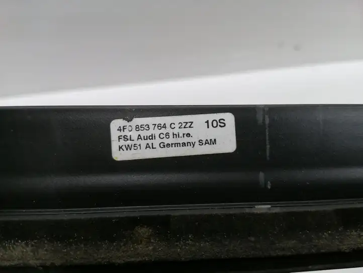 Audi A6 S6 C6 4F (2004 - 2008) 4F0853764C Накладка стекла задней двери — фото 4
