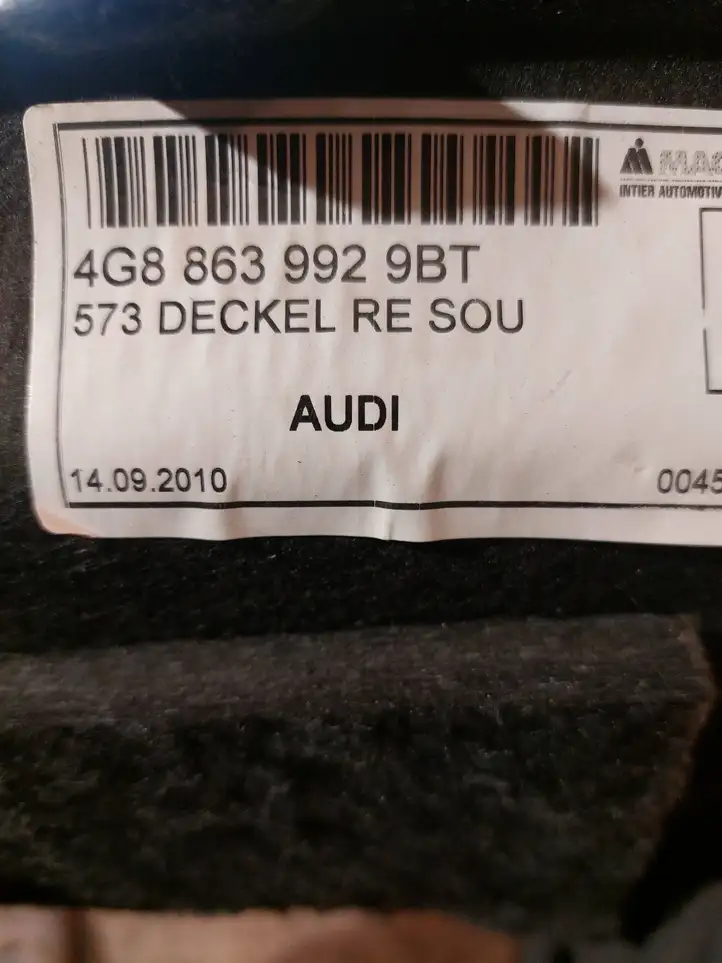 Audi A7 S7 4G (2010 - 2014) 4G8863992 Ящик для хранения в багажнике — фото 3