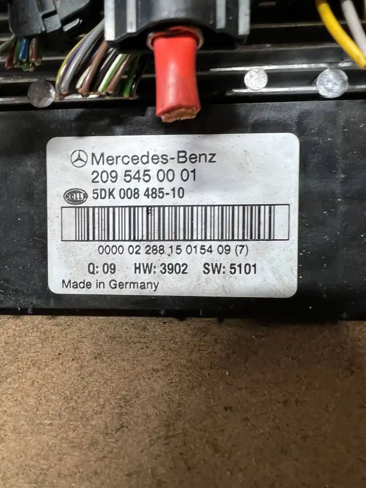 Mercedes-Benz CLK A209,C209 (2002 - 2009) 2095450001 Модуль комфорта — фото 3