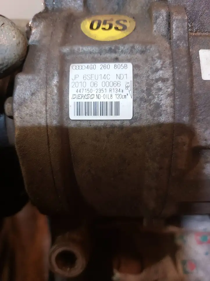 Audi A7 S7 4G (2010 - 2014) 4G0260805B Компрессор (насос) кондиционера воздуха — фото 4