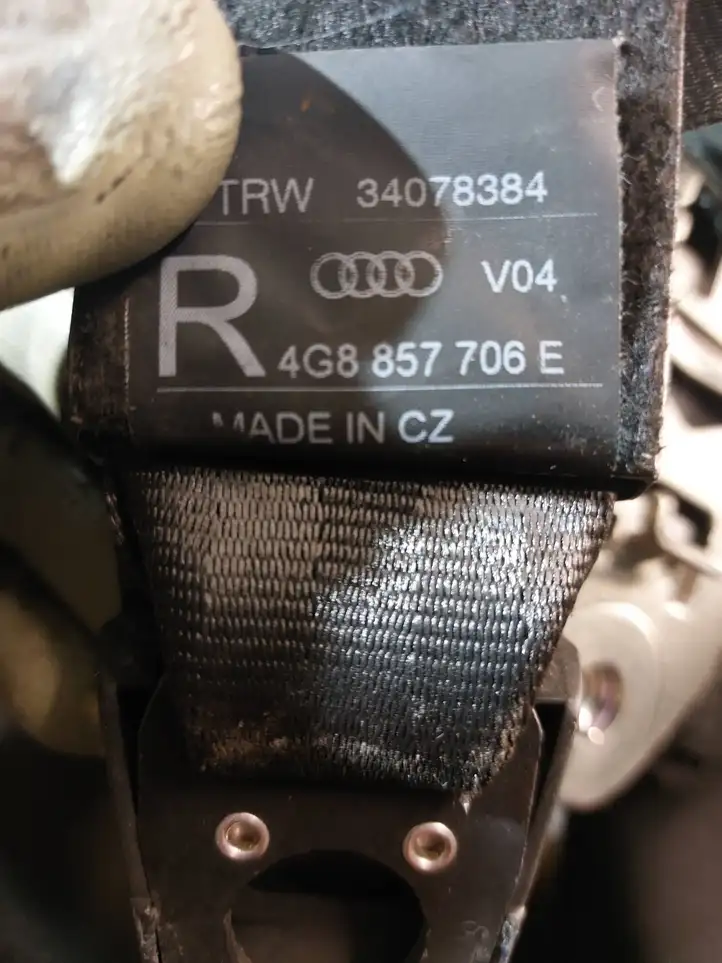 Audi A7 S7 4G (2010 - 2014) 4G8857706E Передний ремень безопасности — фото 3
