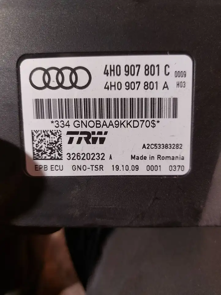 Audi A7 S7 4G (2010 - 2014) 4H0907801A Блок управления тормозной системой — фото 2