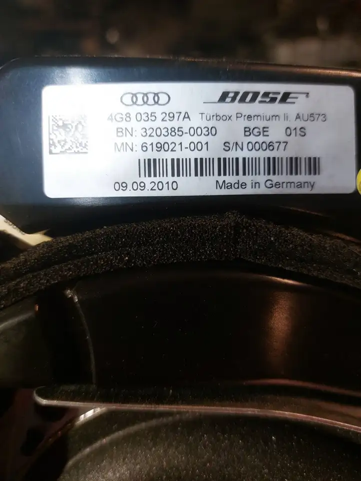 Audi A7 S7 4G (2010 - 2014) 4G8035297A Динамики передних дверей — фото 3