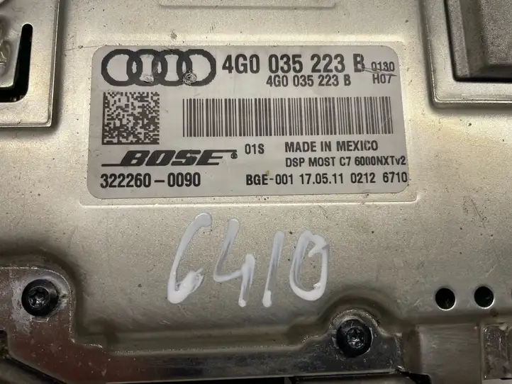 Audi A5 8T 8F (2007 - 2011) 4G0035223B Усилитель звука — фото 5