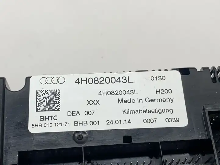 Audi A8 S8 D4 4H (2013 - 2017) 4H0820043L Блок управления климат-контролем — фото 3