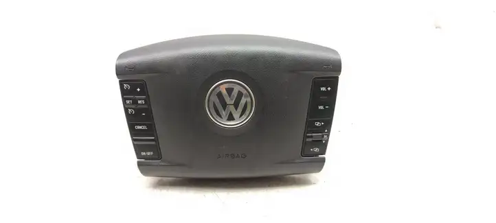Volkswagen Touareg I (2002 - 2010) 7L6880201EG Подушка безопасности руля — фото 1
