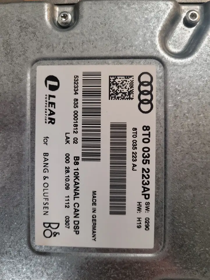 Audi A5 8T 8F (2007 - 2011) 8T0035223AP Усилитель звука — фото 2
