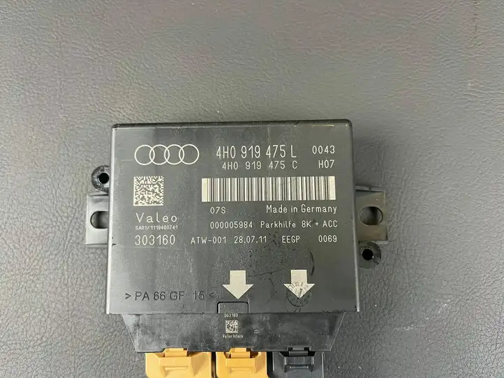Audi A8 S8 D4 4H (2010 - 2014) 4H0919475L Блок управления парктрониками — фото 3