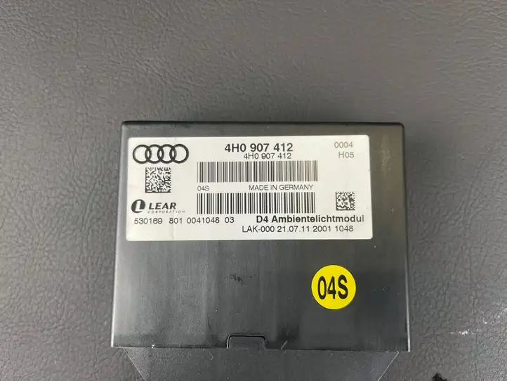 Audi A8 S8 D4 4H (2010 - 2014) 4H0907412 Блок управления светом — фото 2