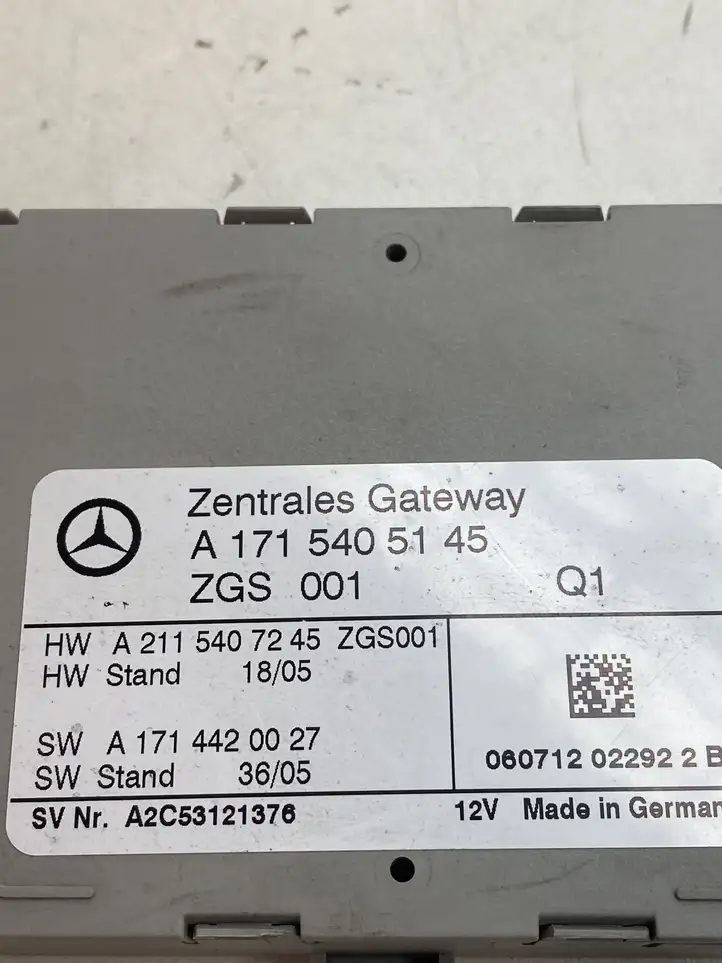 Mercedes-Benz SLK R171 (2005 - 2011) A1715405145 Модуль Gateway — фото 2