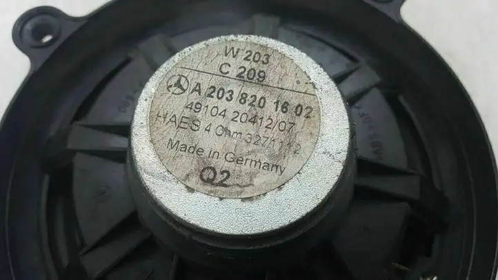Mercedes-Benz C W203 (2000 - 2007) A2038201602 Динамики задних дверей — фото 2