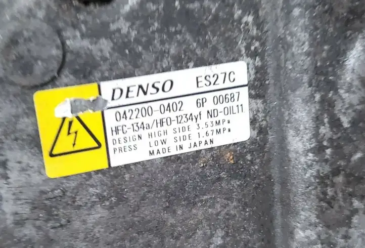 Toyota Prius+ (ZVW40) (2011 - 2018) 0422000402 Компрессор (насос) кондиционера воздуха — фото 8
