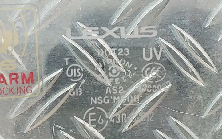 Lexus IS 220D-250-350 (2005 - 2010) 43R00012 Стекло передней двери — фото 2